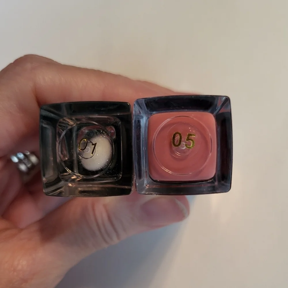 CLEARANCE! Meike Glamour 2-Piece Lip Glow Oil Color Reviver Set (01 & 05), New